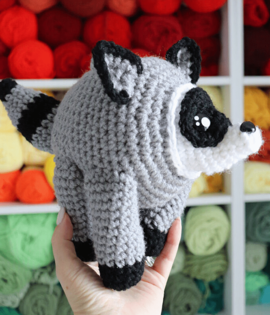 Jimothy Raccoon Crochet crochet project crochet project detail 3