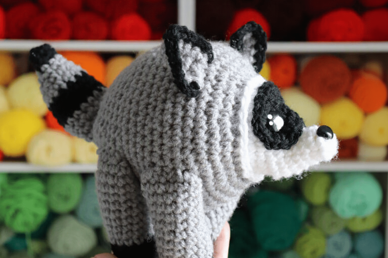 Jimothy Raccoon Crochet crochet project crochet project detail 4