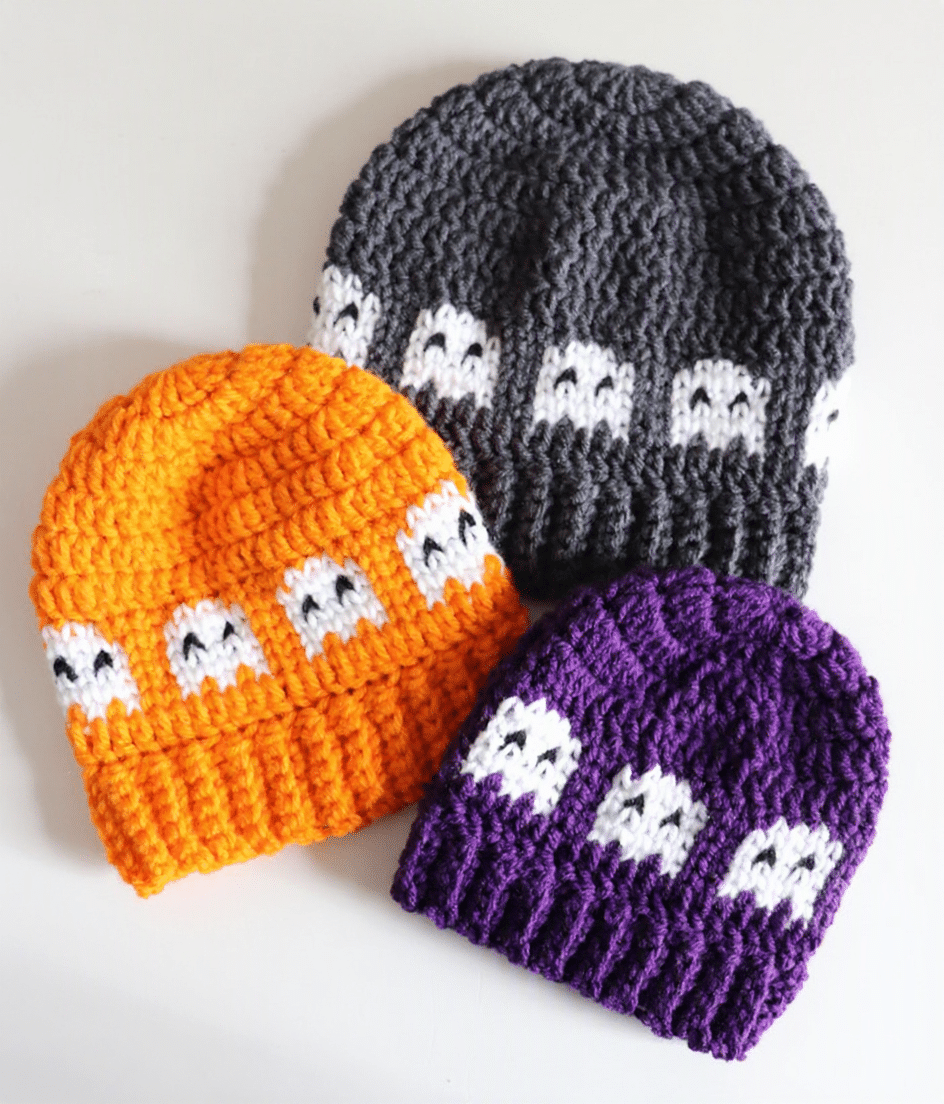 pac man ghost crochet hat crochet project crochet project detail 4