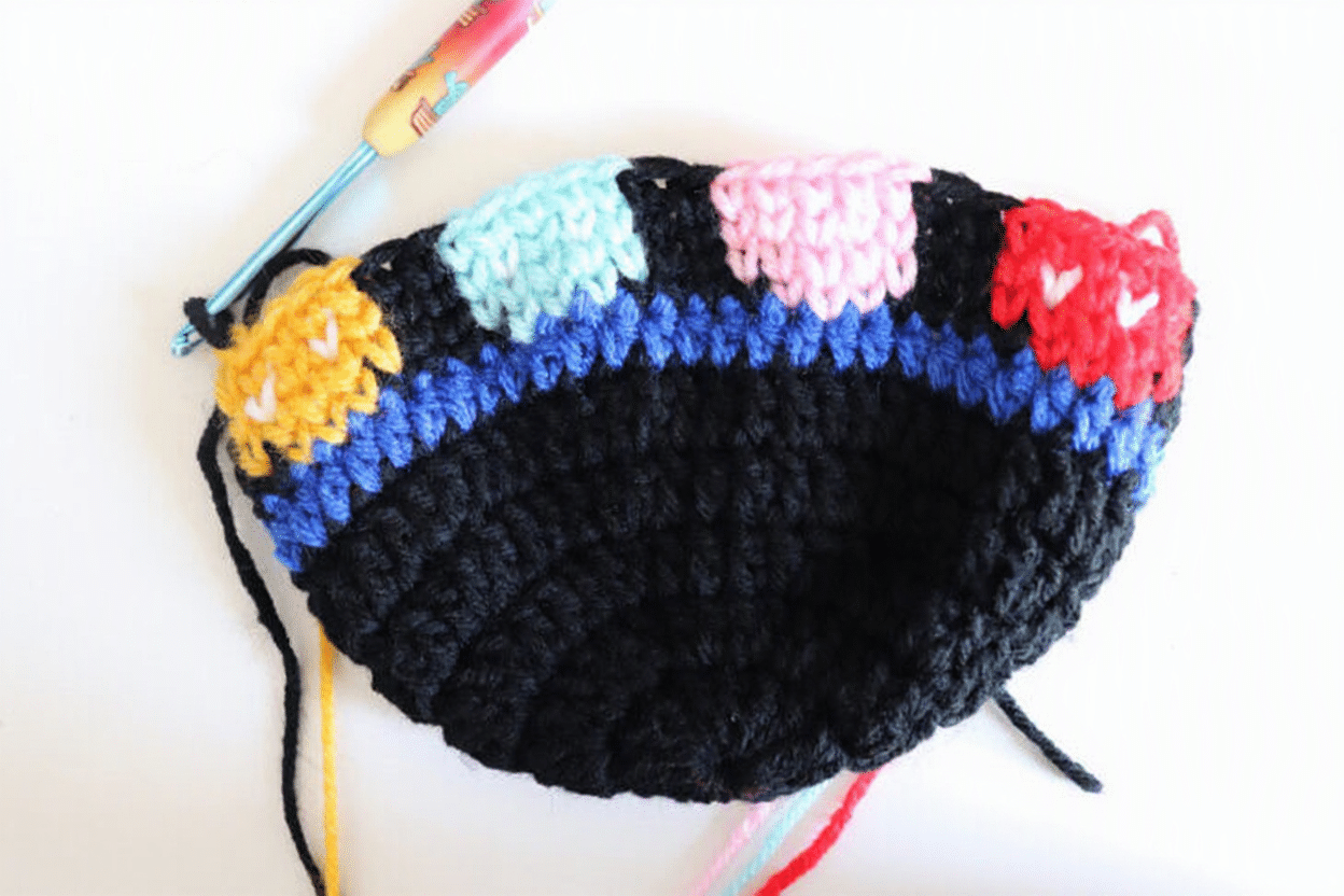 pac man ghost crochet hat crochet project crochet project detail 8