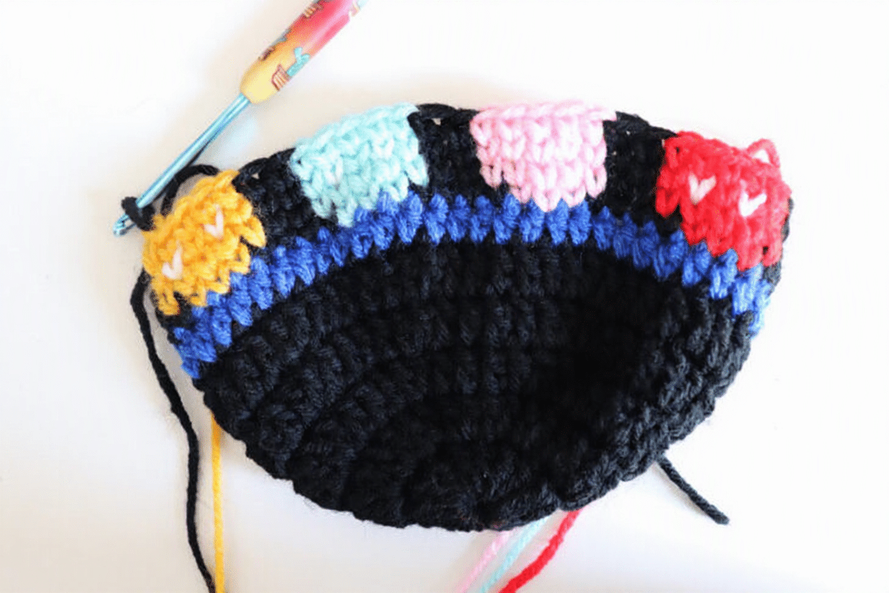 pac man ghost crochet hat crochet project crochet project detail 8