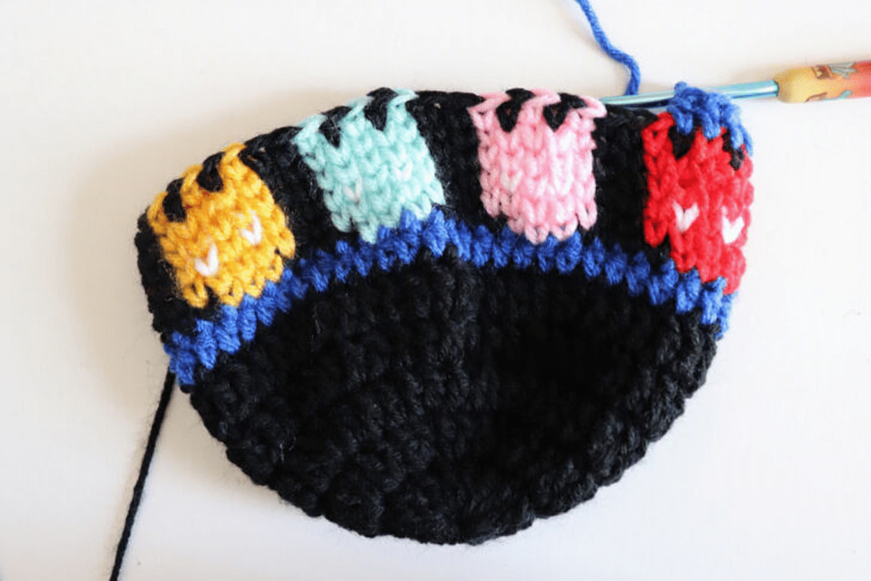 pac man ghost crochet hat crochet project crochet project detail 9